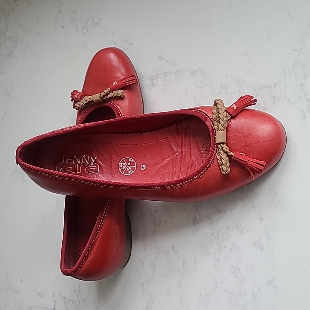 Ara Leather Ballet Flats